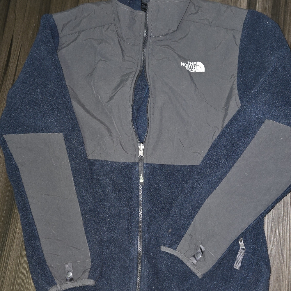 The North Face Blue and Gray Fleece Jacket
